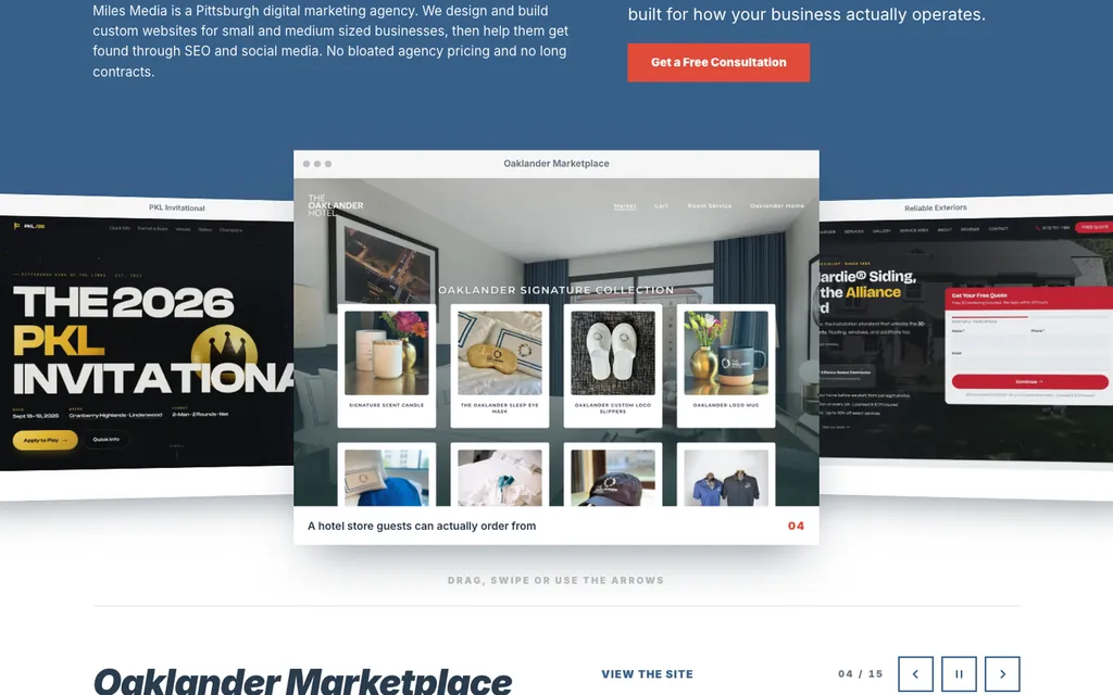 Cinematic homepage concepts: website design concepts