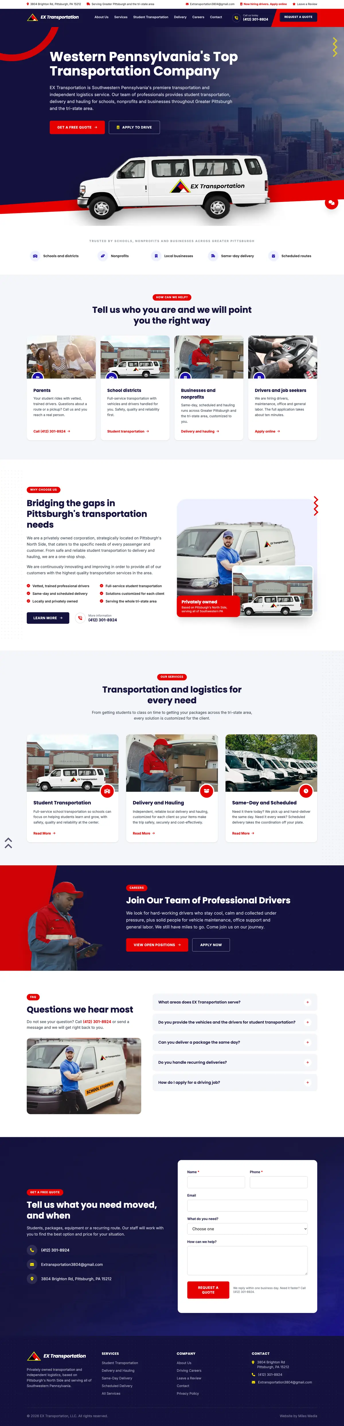 Full page of EX Transportation