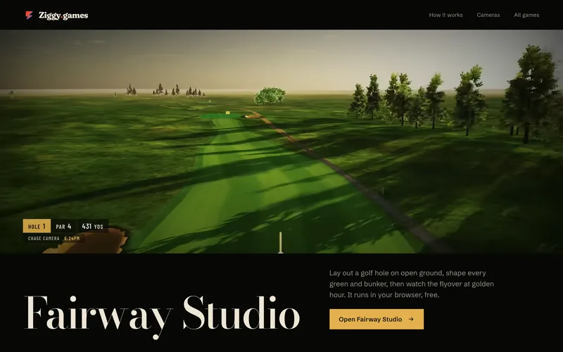 Fairway Studio: golf course designer