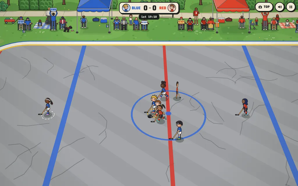 Floor Hockey: kids' hockey game