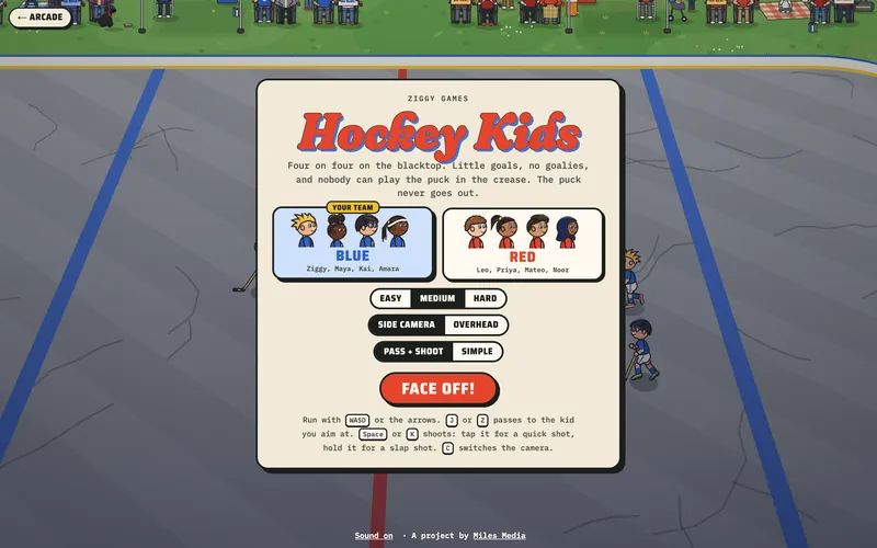 Hockey Kids: kids' hockey game
