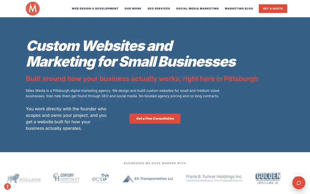 milesonmedia.com: agency website
