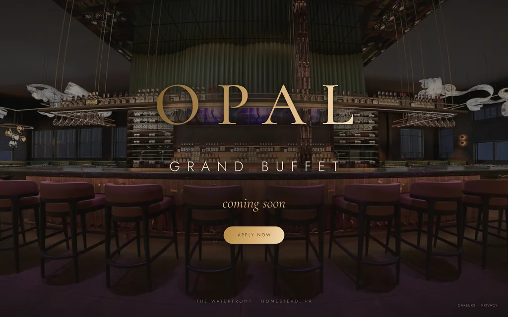 Opal Grand Buffet: restaurant coming-soon site