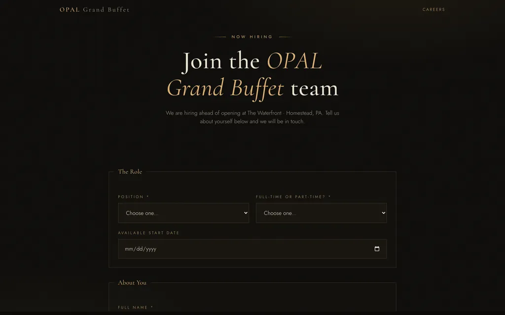 Opal Grand Buffet, another view