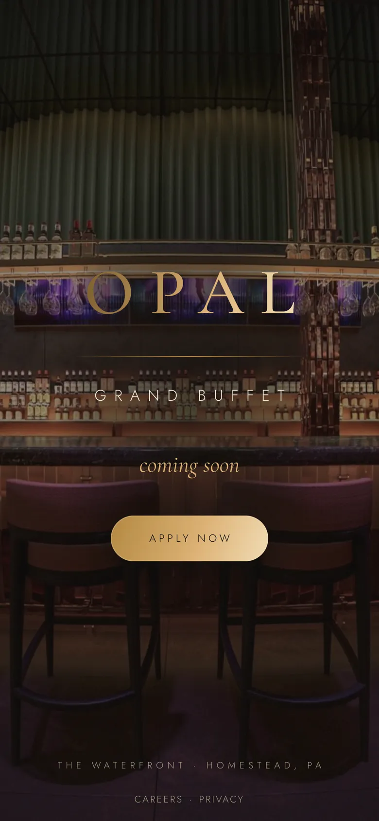 Opal Grand Buffet on a phone
