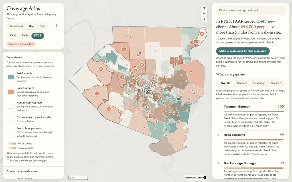 PAAR Coverage Atlas, another view