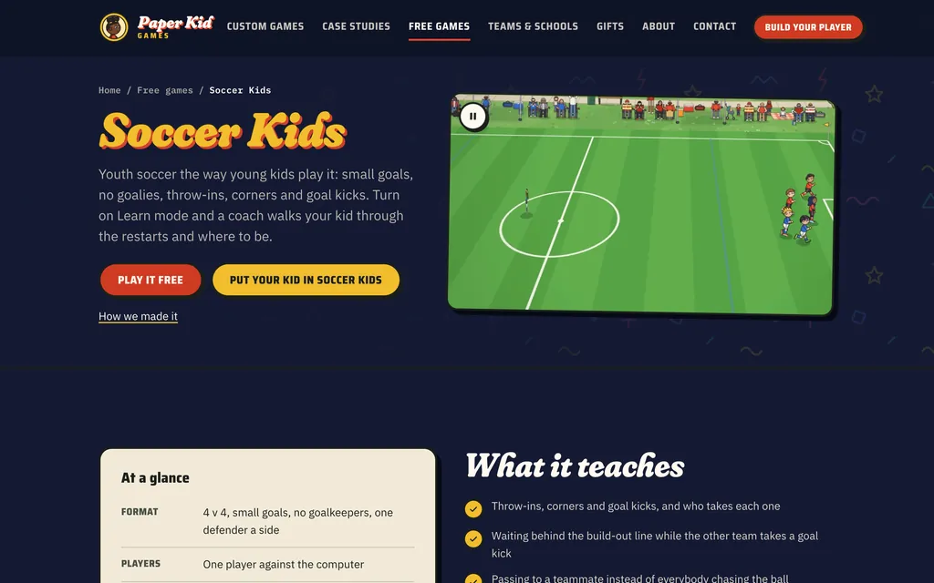 Paper Kid Games, screen 3