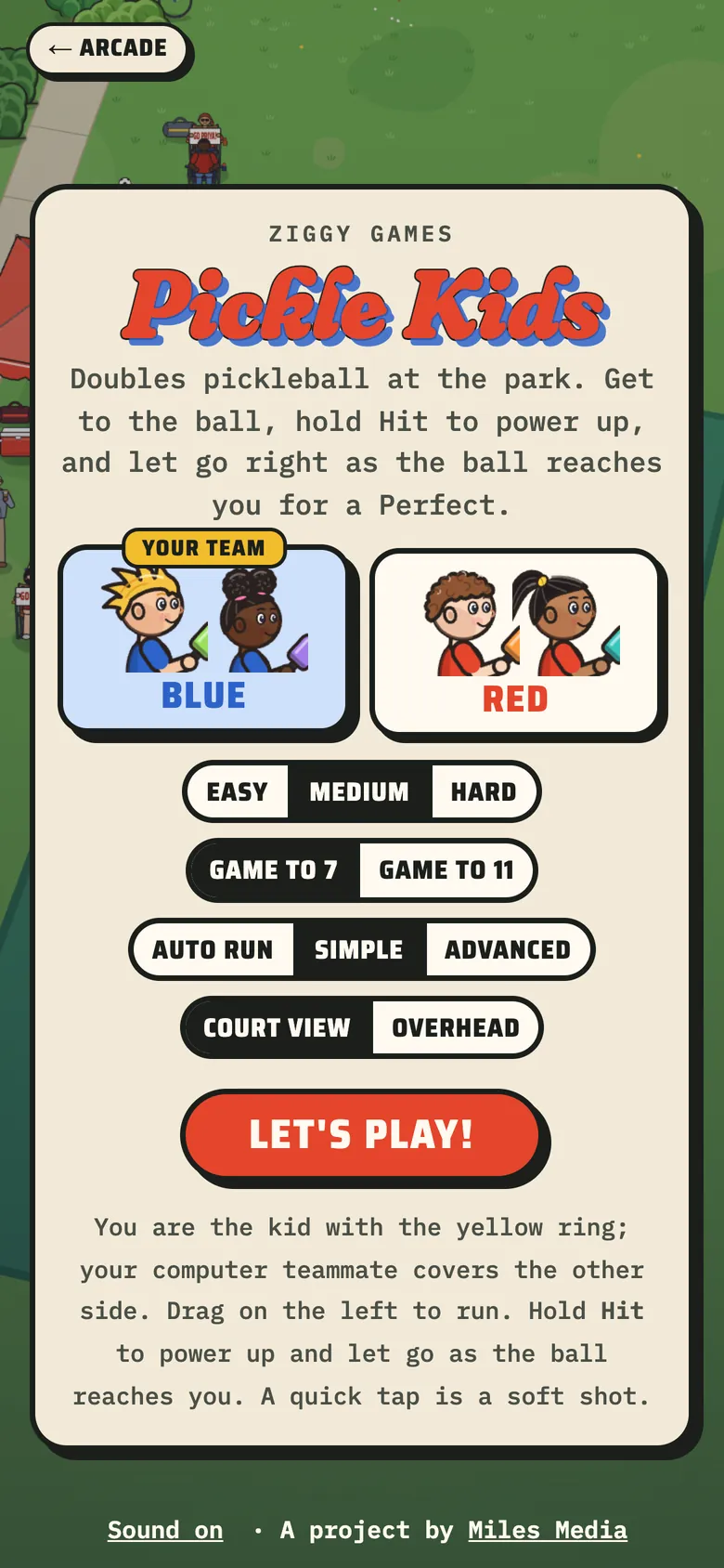Pickle Kids on a phone
