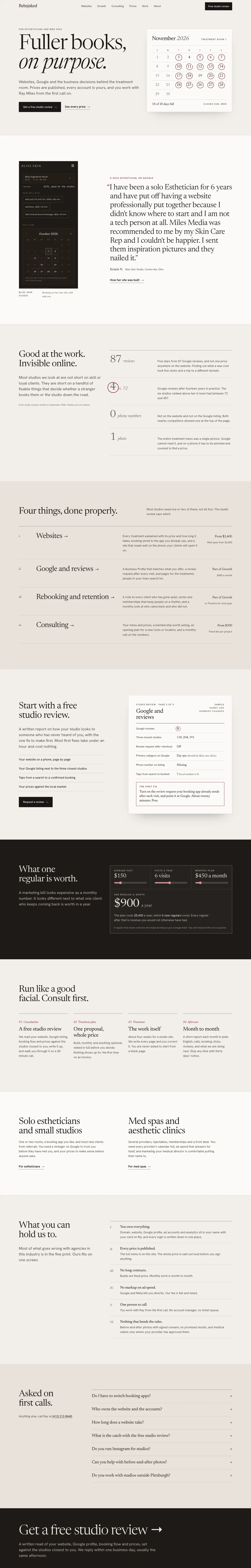 Full page of Rebooked